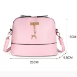Women Mesger Bags Mini Pu Leather Bag With Deer Toy Ell S Bag Women Oulder Bags Ladies Zier Handbag