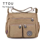 TTOU Women Ca Mesger Bags Waterproof Nylon Handbag Fe Daily Oulder Bag Ladies Crossbody Bags Bolsa SAC A Main