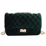New Velvet Fe Handbags Designer Chain Sml Flap Crossbody Bags Ca Lady Oulder Bag Hi Quity