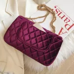 New Velvet Fe Handbags Designer Chain Sml Flap Crossbody Bags Ca Lady Oulder Bag Hi Quity