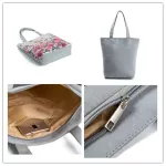 Miyahouse Trendy Pin Rose Design Canvas Beach Bags For Fe Flor And Striped Print Oulder Ng Handbags Hi Capacity