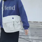 Style Moon Large Capacity Handbags Haruu Ca Ulzzang New Women's College Oulder Bags Canvas Chic Crossbody Bags