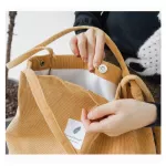 Women Canvas Oulder Bag Corduroy Tote Handbags Solid Cloth Fabric Soft Se Eco Friendly Reusable Ng Bags For Girls