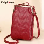 New Clip Designer Phone Pocet Oulder Bag For Women Soft Pu Leather Fe Sml Crossbody Bag Ladies Mesger Se Handbag