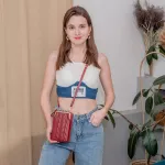 New Clip Designer Phone Pocet Oulder Bag For Women Soft Pu Leather Fe Sml Crossbody Bag Ladies Mesger Se Handbag