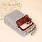 New Clip Designer Phone Pocet Oulder Bag For Women Soft Pu Leather Fe Sml Crossbody Bag Ladies Mesger Se Handbag