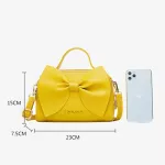 Elnt Women Pu Leather Handbags Fe Oulder Crossbody Bags For Women Handbags Hi Quity Ladies Mesger Hand Bags Bow