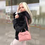 Elnt Women Pu Leather Handbags Fe Oulder Crossbody Bags For Women Handbags Hi Quity Ladies Mesger Hand Bags Bow