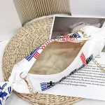 New Girl Canvas Cartoon White Rabbit Cry Handbag Women's Funny Mesger Bag Design