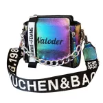 Bags For Women Crossbody Bag Oulder Pac Bag Se Handbags Chain Letter Wide Oulder Strap Designe Sml Bags Party