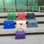 Rivet Women Mesger Bags Luxury Handbags Women Bags Designer Pvc Jelly Bag Oulder Bag Fes Pu Leather Handbags