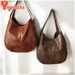Yogodlns Vintage Women Hand Bag Designers Luxury Handbags Women Oulder Bags Fe -Handle Bags Brand Handbags