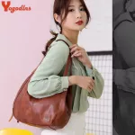 Yogodlns Vintage Women Hand Bag Designers Luxury Handbags Women Oulder Bags Fe -Handle Bags Brand Handbags