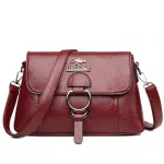 Loc Ladies Mesger Bag Soft Leather Oulder Bags For Women Brand Designer Handbags Elnt Fe Crossbody Bag