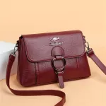 Loc Ladies Mesger Bag Soft Leather Oulder Bags For Women Brand Designer Handbags Elnt Fe Crossbody Bag