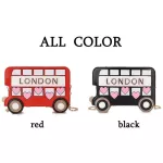 Cute London Bus Design Girl's Chain Oulder Bag Brdered Cartoon Women Se And Handbag Fasion Crossbody Red Pouch Pu