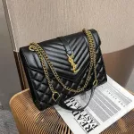 Luxury Brand Designer Bag Women Oulder Replica Bag Lady Gold L Chains Leather Handbag Fe N Big Bags