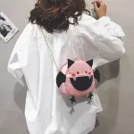 Cartoon Little Anim New Oulder Bag Cute Lta Mesger Sml Bag Devil Style Women's Chain Handbag With Wings