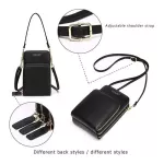 Touches Screen Rfid Bloc Celhone Se Mobile Phone Crossbody Oulder Bag Pouch Nin668