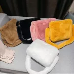 Women's H Oulder Bag Winter Warm Handbag Large Capacity Ng Clutch Bags Fe Travel Crossbody Pac New