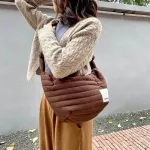 Winter Down Bags For Women New Ca Ladies Oulder Bags Brand Design Handbags Large Capacity Sp Cn Crossbody Bag