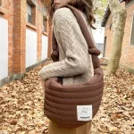 Winter Down Bags For Women New Ca Ladies Oulder Bags Brand Design Handbags Large Capacity Sp Cn Crossbody Bag