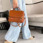 Fe Bag Hi Quity Soft Leather Oulder Mesger Bag New Luxury Designer Ladies Handbag Sml Square Bag