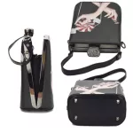 Print Beautiful Characters Parttern Women Ning Bag Fe Handbag Party Se Ladies Crossbody Mesger Bag