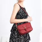 Brand Solid Leather Oulder Bag Crossbody Bags For Women Luxury Ses Tote Handbags Women Bags Designer Fame Mesger Bag