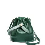 100% Genuine Leather Women Mini BuCet Oulder Bag Famous Brand Designer Trendy L-Match SML Crossbody Bag Luxury Quity