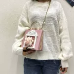 Vintage Carved Handbag Women's Oulder Mesger Bags Hi Quity Pearl Chain Oulder Bags Diamond-Encrusted Bow Clutch New