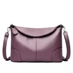 Leather Crossbody Oulderbags for Women Hi Quity Handbags Luxury Brand Soft Large Capacity Ladies Mesger Bag Flap