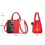 Ins Ladies Mesger Bags Hairbl Ornaments Totes Patchwor Handbag Large Capacity Crossbody Oulder Bags Women Handbags