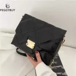 Ins Women Lattice Pattern Crossbody Bag Fe Flap Oulder Bags Chain Bag Soft Pu Leather Handbag Loc Ses
