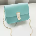 New Elnt L-Match Bags Orean Version Mini Bag Sml Solid Cr Chain Hi Quity Square Bag