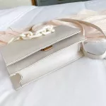 Acrylic Chain Crossbody Bag Women Solid Cr Ladies Oulder Mesger Bag Pu Travel Oulder Pouch