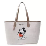 Cartoon white  handbag Women's canvas bag Donald Duck  Mickey  large-capacity handbag women bag shoulder bag shopping bag