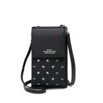 Cell Phone Wallet Big Card Holders Women Floral Print Mini Faux Leather Crossbody Shoulder Bag Card Purse Messenger Straps Bag