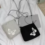Casual Streetwear Crossbody Bag Women Butterfly Reflective Small Shoulder Popular Simple Female Daily Bag