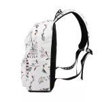 Casual Waterproof Women Backpack Flower Printing Girls College Laptop Bookbags Lady Travel Bagpack