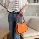 Casual Clutch Bags For Women Retro Nylon Handbag Small Hand Purse Fashion Mini Shoulder Bag Female Vintage Armpit Bag Waterproof