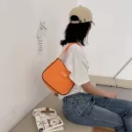 Casual Clutch Bags For Women Retro Nylon Handbag Small Hand Purse Fashion Mini Shoulder Bag Female Vintage Armpit Bag Waterproof