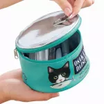 Cat Food Can Makeup Pouch Women Fish Can Shape Canned Food Cosmetic Bag Travel Portable Storage Bag Cute Cosmetic Storage Box