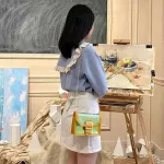 Chain laser transparent small female shoulder messenger bag crossbody bags for women purses handbags clutch purse alexa sanrio