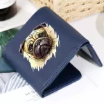 Cartoon Pet Dog Bulldog Printing Women Wallets Purse PU Leather Purse Coin Fashion Wallet Portable Credit Card Wallet For Women