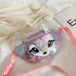 Cartoon Fanny Pack For Girls Deer 3d Printing Laser Cool Waist Bag For Women Fashion Belt Chest Bags Coin Purse Crossbody Bags