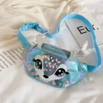 Cartoon Fanny Pack For Girls Deer 3d Printing Laser Cool Waist Bag For Women Fashion Belt Chest Bags Coin Purse Crossbody Bags