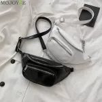Casual Zipper Waist for For Female Trend Pockets Pouch Chest Bag Women Leather Waterproof Girls Crossbody Bags