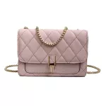 Chains Double Flap Bag Women Quilted Shoulder Bag Luxury Lady Crossbody Handbag  Quality White Red Black