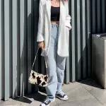 casual cow pattern women shoulder bags designer dot handbags luxury pu leather crossbody messenger bag lady small purses 2020